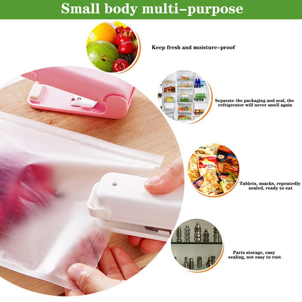 Portable Sealing Tool Heat Mini Handheld Plastic Bag Impluse Sealer