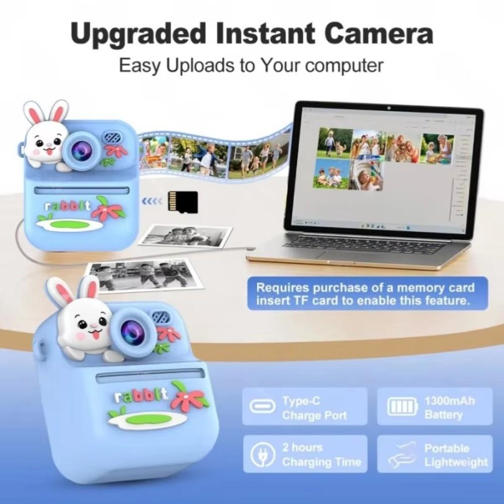 Mini Color Display Mini Thermal Printer Digital Photography Camera Children Video Recorder