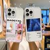 Funda de teléfono de la cantante española B-Bad G-Gyal PARA iPhone 12 11 13 14 15 16 17MINI Max Pro Plus Antigolpes Suave Transparente Cubierta Trasera