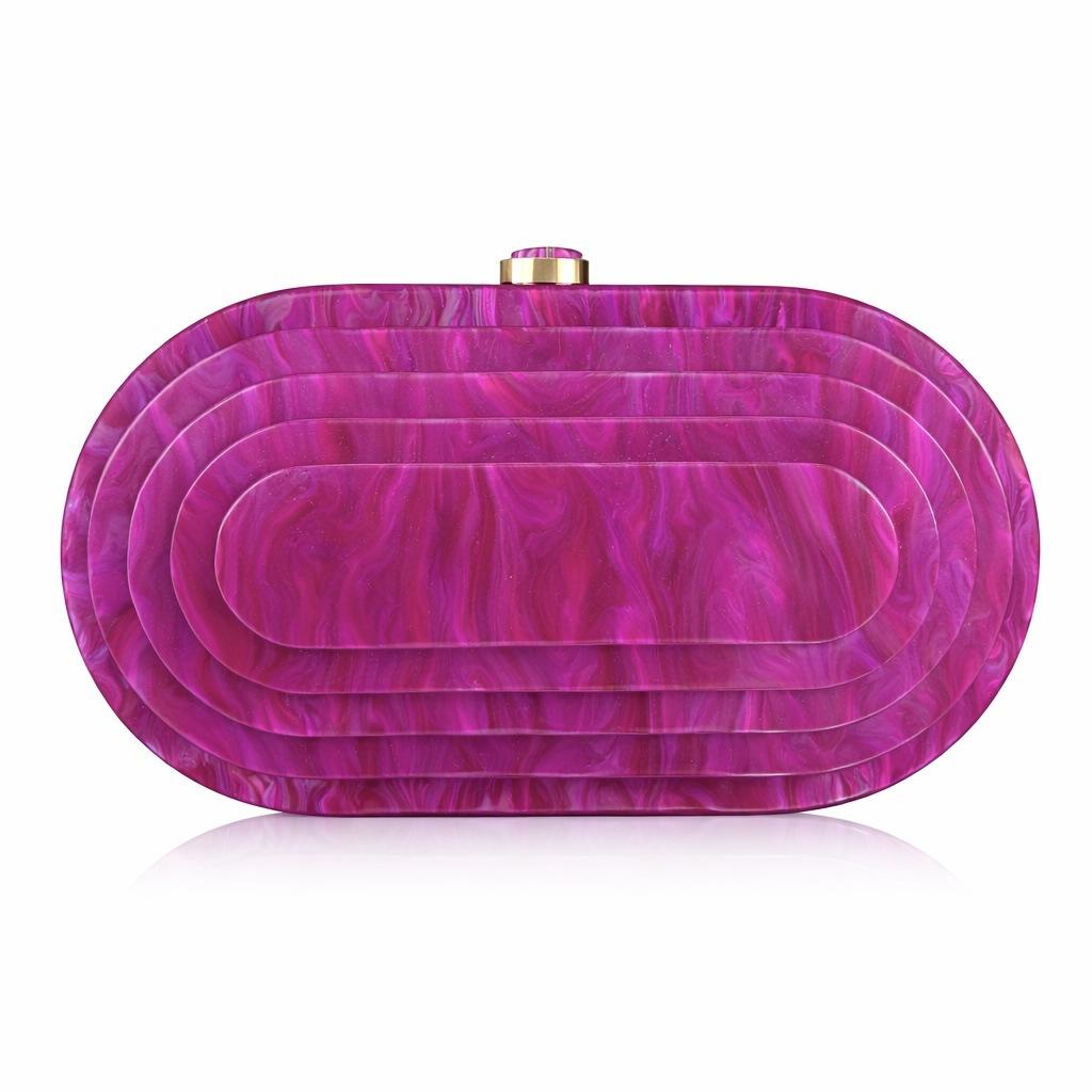 Summer Dinner Bag Retro Splicing Bag Trendy Acrylic Shoulder Chain Bag Bag Women розы красного