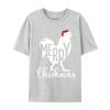 Frohe Chickmas Vintage T-Shirt Weiße Baumwolle Oberteile Hemd Gruppe Neuestes Preppy Stil T-Shirt Marke T-Shirt