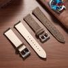 18mm 20mm 22mm Smartwatch Watch Band Quick Release Weave Bracelet for Omega for Seiko Vintage Genuine Cowhide Tweed Nylon Strap