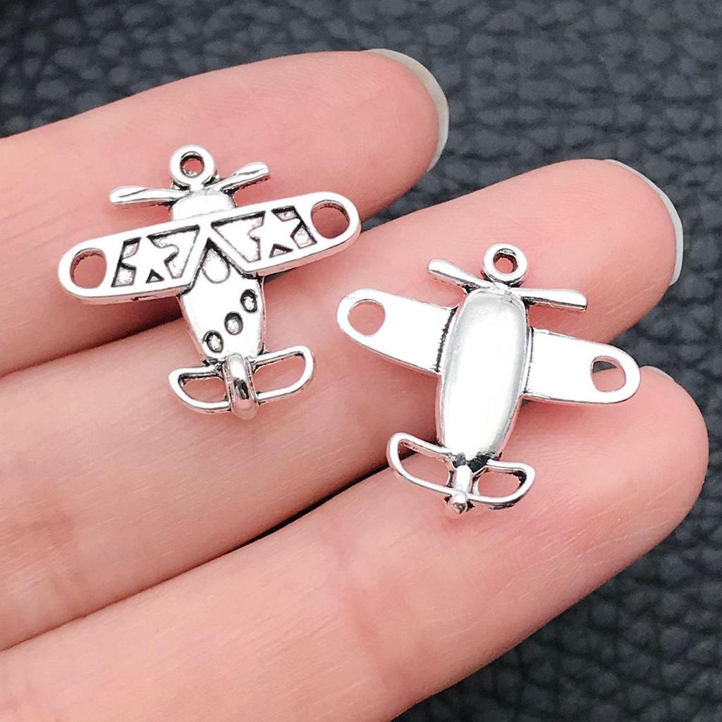 DIY Jewelry Accessories: Alloy Car, Ship, and Paper Airplane Bracelet, Earrings, and Pendant