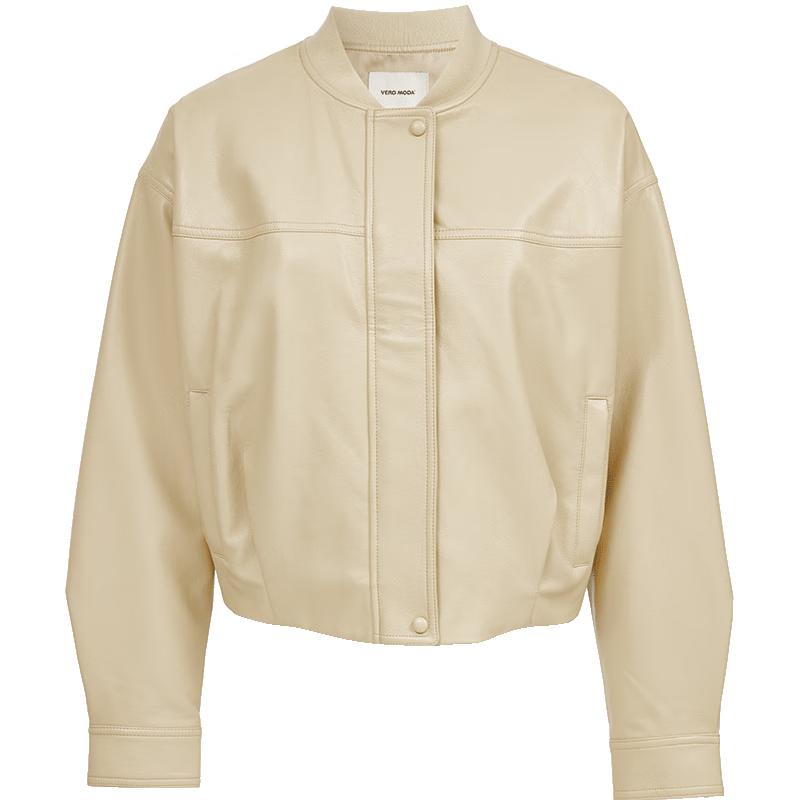 

VEROMODA Ribbed Baseball Collar Jacket M
