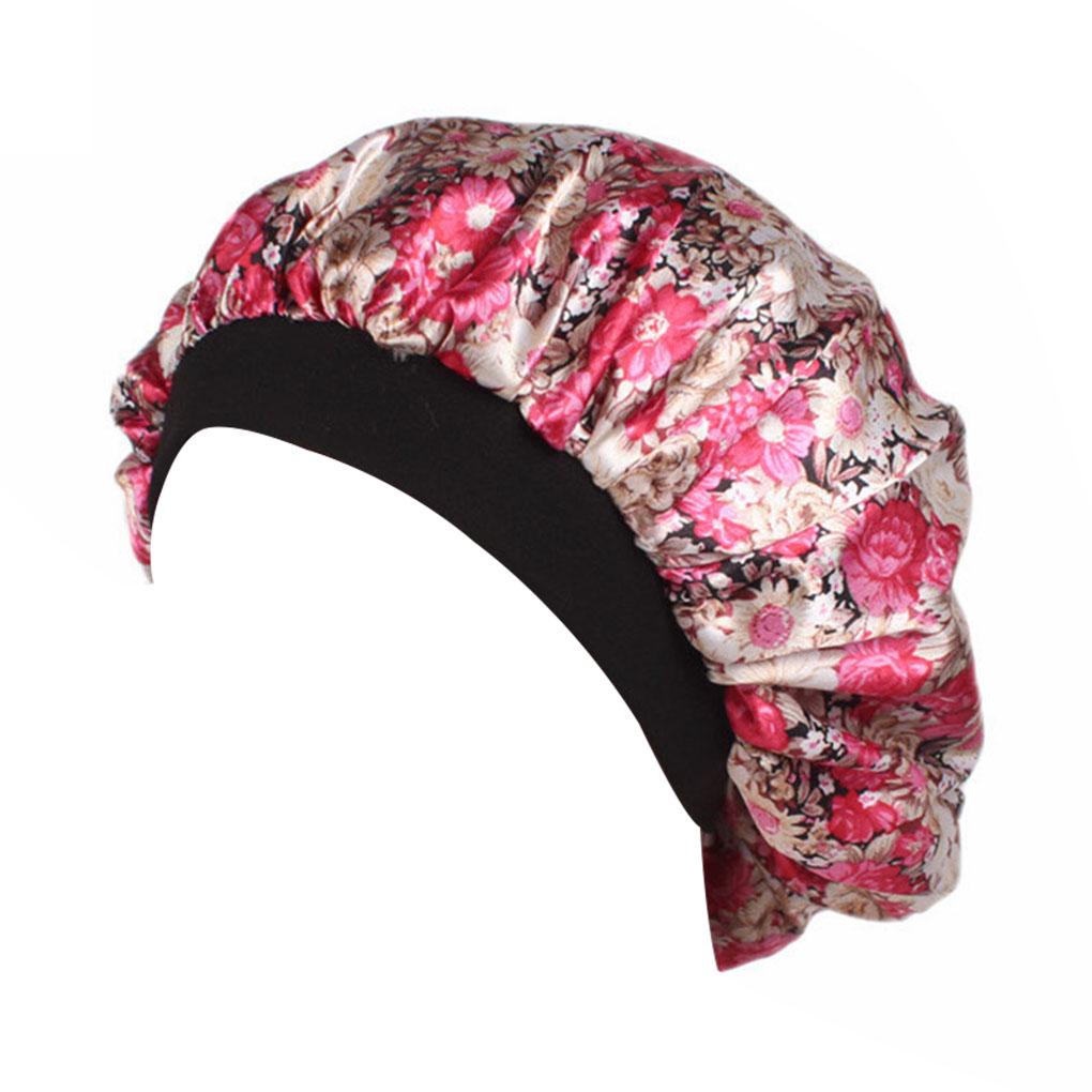 Hair Loss Cap Women Sleep Cap Soft Silk Satin Night Sleep Cap Hair Bonnet