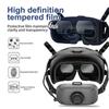 1-5 Set Pellicola Protettiva Schermo in Vetro Temperato per DJI Goggles N3 Copertura Completa Pellicola Protettiva Per DJI N3 AR HD Antigraffio Vetro Trasparente