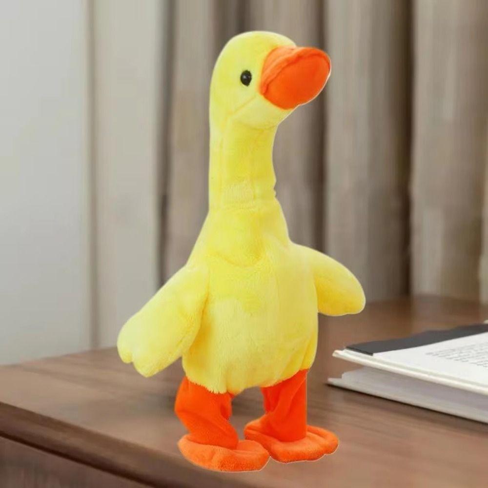 Multifunctional Walking Plush Duck Electric Singing Duck Baby Toy Cute Talking Duck Toy  Baby Toys