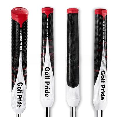 1PC Golf Club Grips Round PU Leather Putter Grips Golf Supplies
