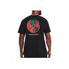 Under Armour Project Rock Graphic Print Loose Training Short Sleeve T-Shirt Men Tops Black 1376898-001