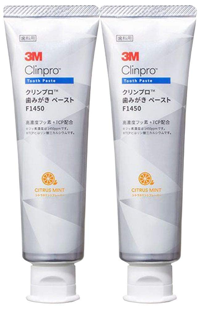

3M Clinpro Toothpaste F1450 Citrus Mint Flavor 90g x 2 bottles