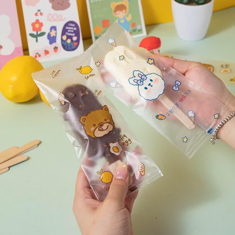 Meidi Homemade Ice Cream Bar Packaging Bags