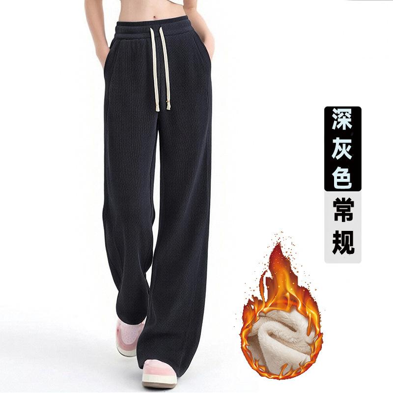 Version Wide Leg Pants Women's Spring New High Waist Skinny Versatile Casual Pants
