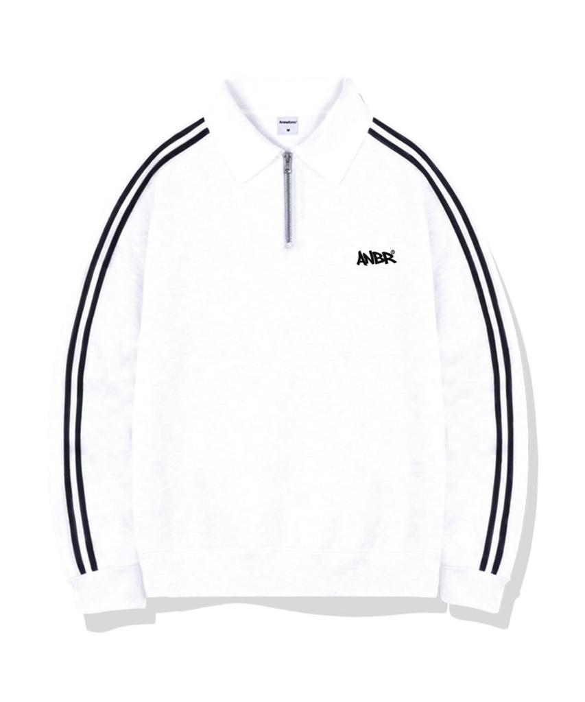 ANEWBROS Urban Back Graphic Oversized Track Caravan Zip-Up Sweatshirt 2 Colors [Anbm_8006]