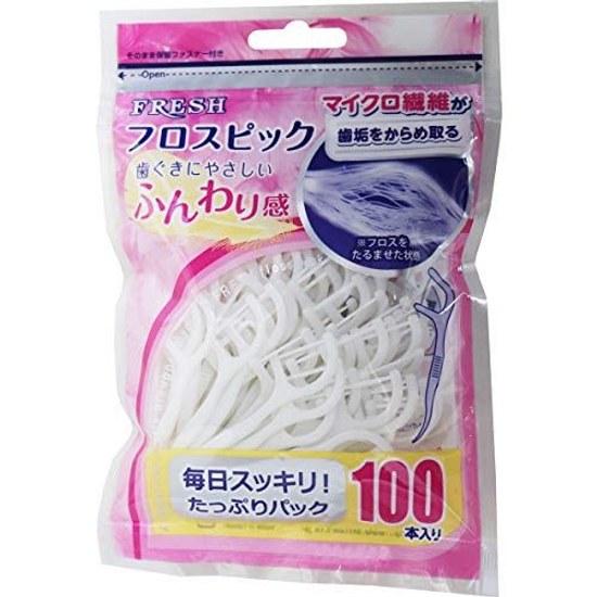 Dental Pro Fresh Floss Pick 100 pieces Soft units (x 1)
