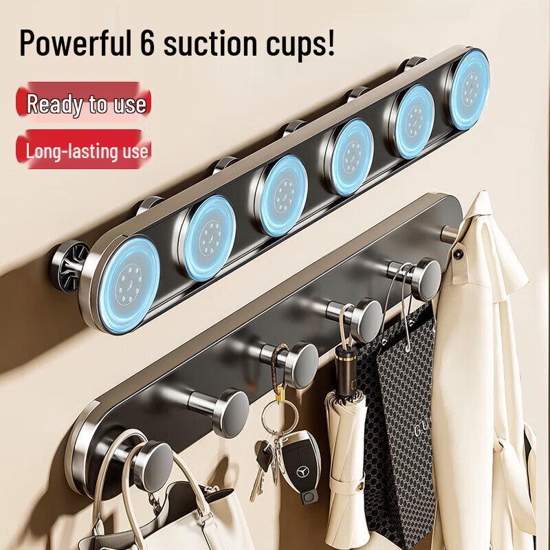 Suction Cup Door Hook Rack