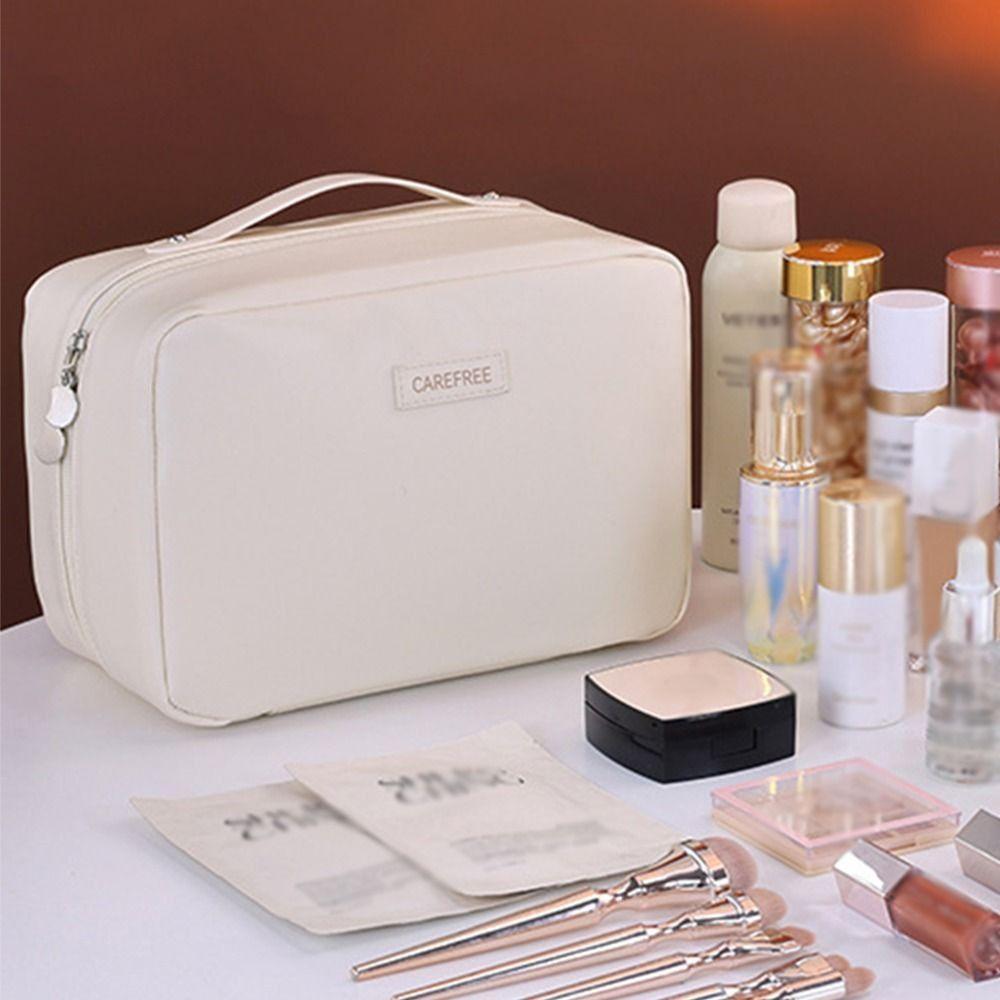 Portable Cosmetic Storage Bag Large Capacity Makeup Brush Organizer Women's Makeup Bag  Makeup Tool