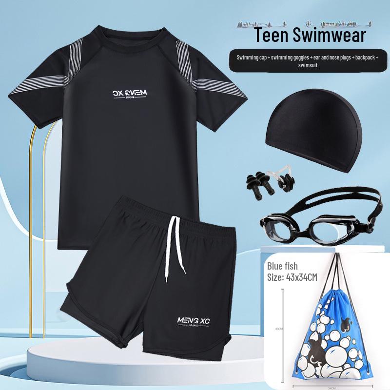 

Быстросохнущий раздельный купальник для мальчиков - для детей и подростков 180 for 155-190 Jin