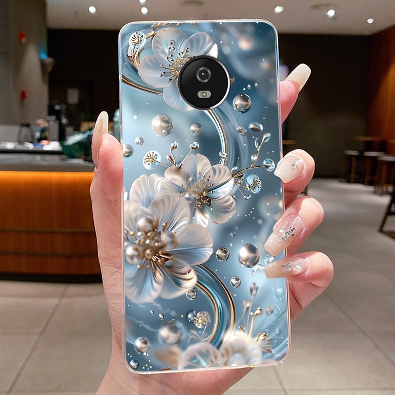 For Motorola Moto G5 Plus Case Clear Luxury Fashion Butterfly Flower Soft TPU Silicone Phone Cover for Motorola G5 Plus G5+ Case