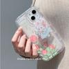 Rabbit Fairy Grip Tok Holder Rose TPU Soft Phone Case for iPhone 11 12 13 14 Pro Max 13 Pro X XS Max XR 7 8 Plus SE 2020 12 Mini