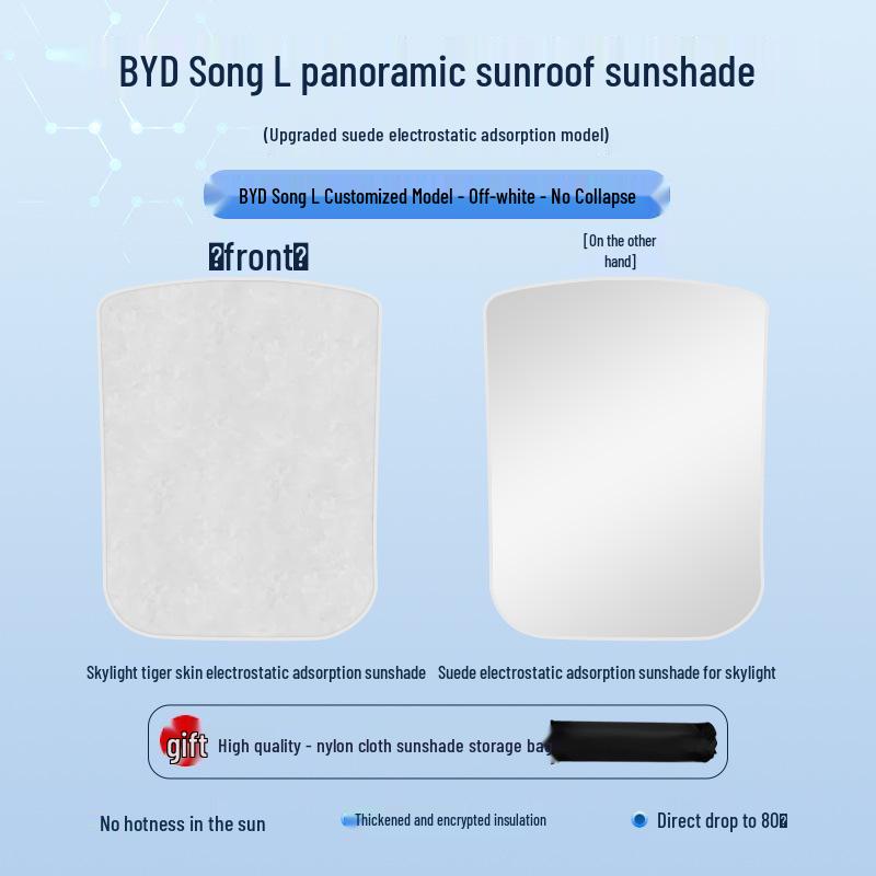 BYD Seal Tang Han Suede Heat Insulation Sunroof Shade