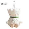Rearview Mirror Ornament Badminton Plush Keychain, Cute Shuttlecock Stuffed Toy for Bag Car Soft Sports Souvenir Decor, Mini Pendant, Creative
