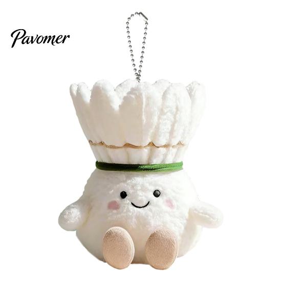 Rearview Mirror Ornament Badminton Plush Keychain, Cute Shuttlecock Stuffed Toy for Bag Car Soft Sports Souvenir Decor, Mini Pendant, Creative