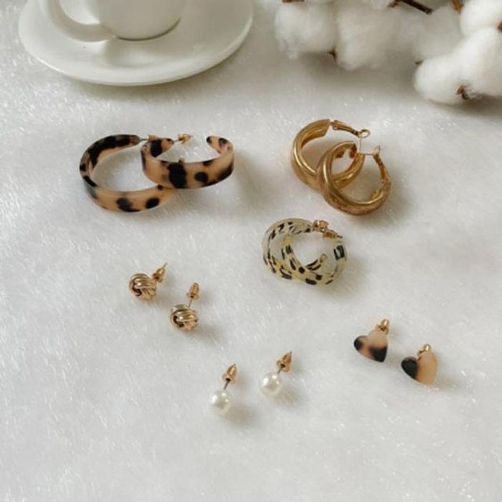 [Onm] Onm Ggd Hopi Pearl Ring 6-Piece Earring Set Ver.2 (9593207)