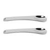 2 STUKS Oogcrème Lepel Roestvrij Staal Make-up Applicator Lepel Huidverzorging Cosmetische Kleine Spatel