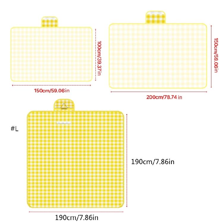 Pocket Folding Sand Resistant Beach Picnics Pad for 1-4 Adults for Easy to Carry