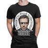 T-shirt House MD Dr Gregory House Stampata Grafica per Unisex Maglietta in Puro Cotone Manica Corta