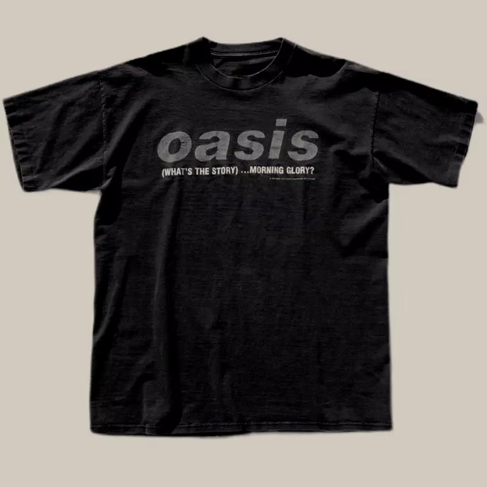

Summer New Oasis Band Men s Women Harbor Style Cotton Oversize High Street Casual Loose Short Sleeve T-shirt Summer Vintage Tops 4XL