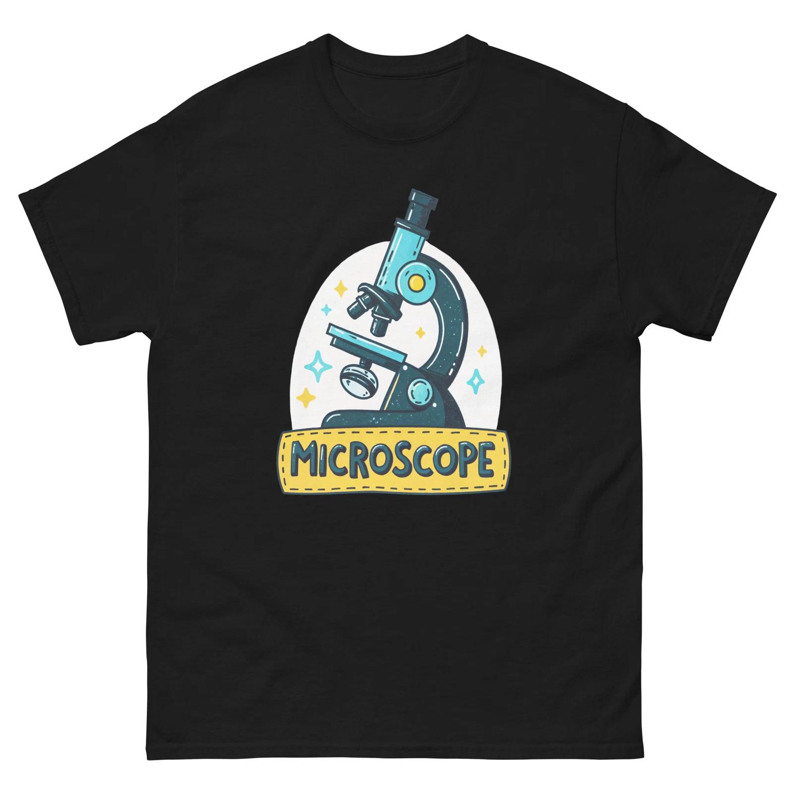 Microscope School Classroom Object Office Teacher T-Shirt S