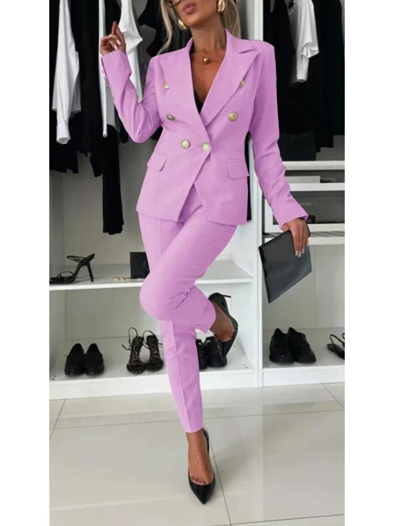 2024 Autumn/Winter European & American Style Slim Fit Suit Jacket: Modern Sophistication for a Stylish Look