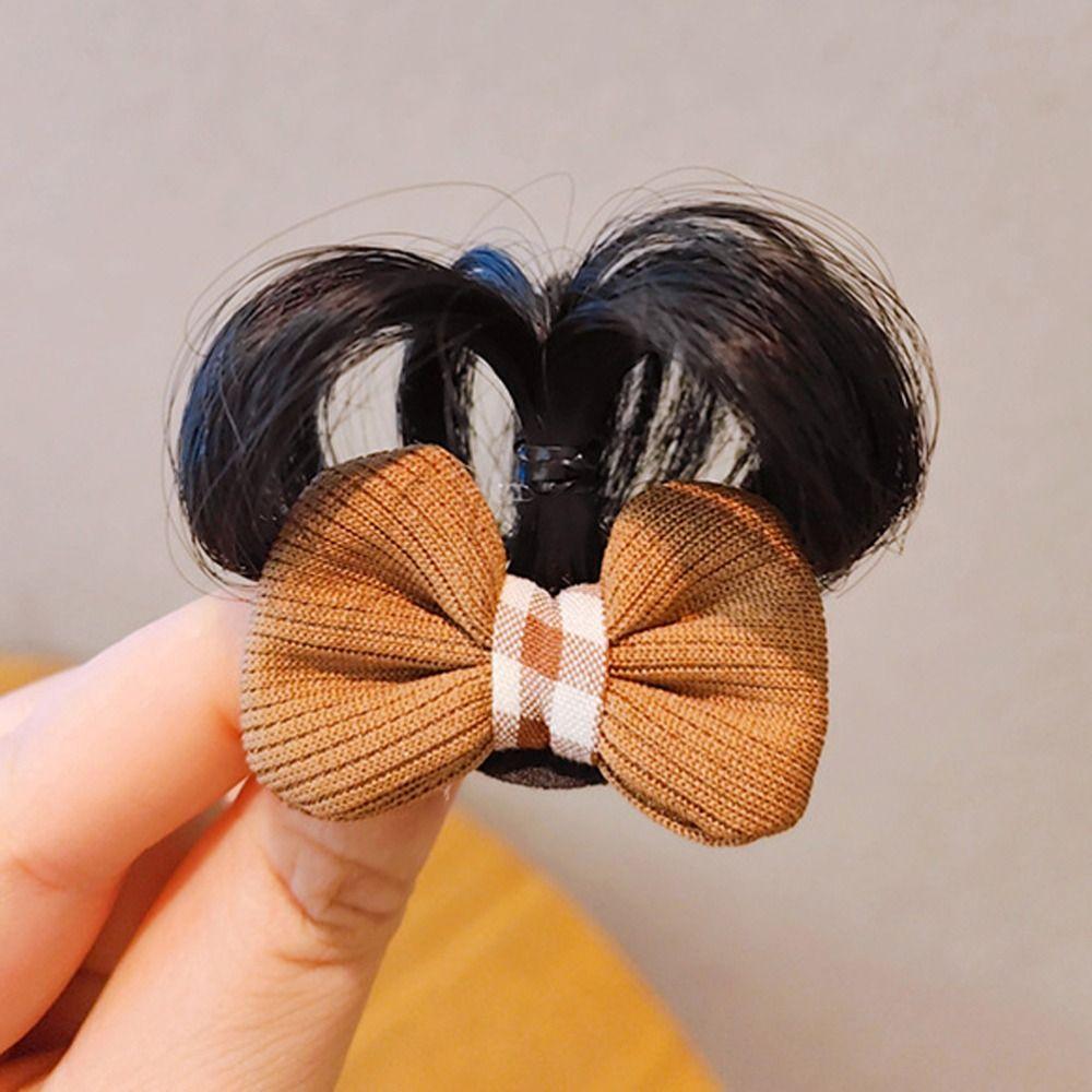 Funny Kids Wig Hairpin Headdress Flower Bow Hair Clip Headwear Baby Girl Hair Clip  Newborn
