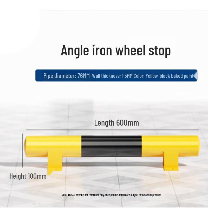 Heavy-Duty Parking Space Car Stopper & Guardrail