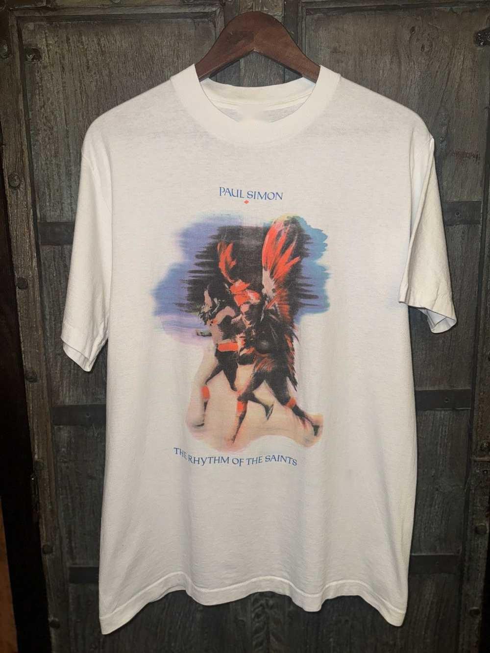 

Футболка з коротким рукавом Paul Simon Rhythm of the Saints Tour Всі розміри UB014 M