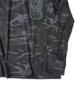 Camouflage 8 Henley Neck Hoodie ((Dark Gray))