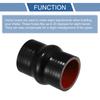 X AUTOHAUX 1pcs 45mm/1.77" 76mm/2.99" Length Black Red Car Silicone Hose Hump Hose Hose Universal