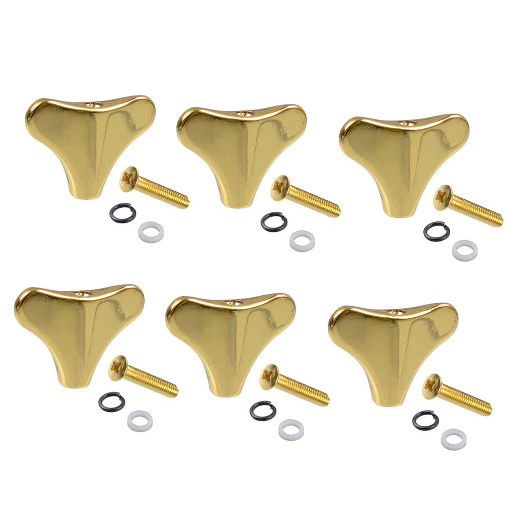 Satın alın 6pcs Bass Tuners Tuning Pegs Machine Head Button Knobs for