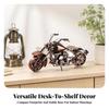 Retro Model Motocykla Figurka Przemysłowego Motocykla Rękodzieło na Półkę