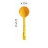 1 pezzo cucchiaio da zuppa in ceramica stoviglie creativo tinta unita manico lungo cucchiai da dessert cucina utensili da cucina
