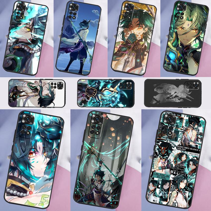 Xiao Genshin impact Phone Case For Xiaomi Redmi Note 11 Pro Note 10 Pro 12 8 9 Pro 9S 10S 11S 12C 9C 10C Funda