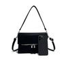 Pure Color One Shoulder Women's Bag Fashion Messenger Bag Can Hold Mobile Phone Wallet