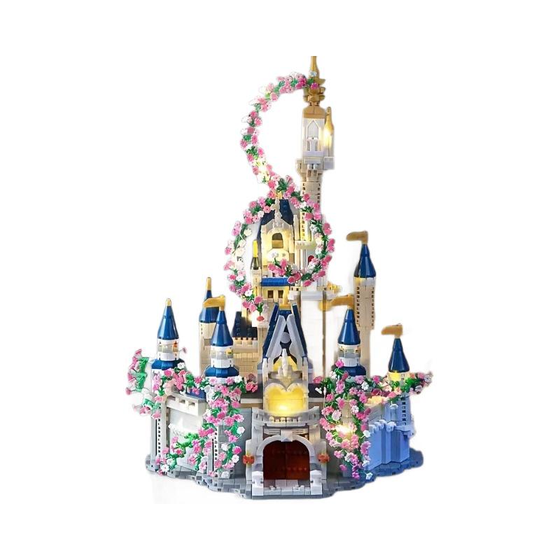 Princess Castle Lego-Compatible High-Difficulty Adult Model – Perfect Gift for Girlfriend