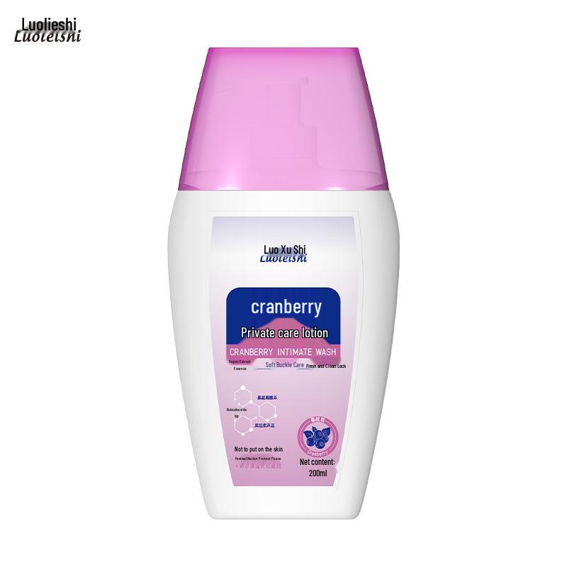Luoleishi Cranberry Feminine Wash: Gentle, Antibacterial, Deodorizing, Long-Lasting Fragrance.