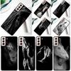Black White Horse Phone Case For Samsung Galaxy S24 Ultra S25 Ultra S9 S10 S20 S21 S22 S23 Plus S24 FE Cover
