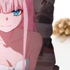 Zero Two Animation DARLING In The FRANXX Kissenbezug Quadratisches Kissen Schlafzimmer Sofa Freizeit Komfort Auto Wohnzimmer Heimdekoration 40X40