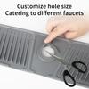Küche Silikon Wasserhahn Matte Wasserhahn Wasser Catcher Matte Waschbecken Splash Pad Arbeitsplatte Schutz Bad