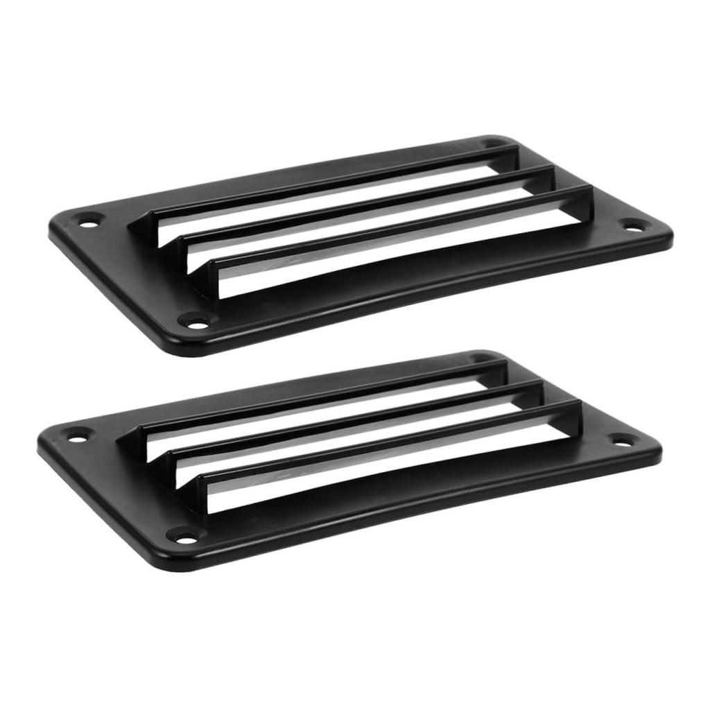 LOORGVEL 2 Vent Window Louvered Plastic Vent Cover Campi