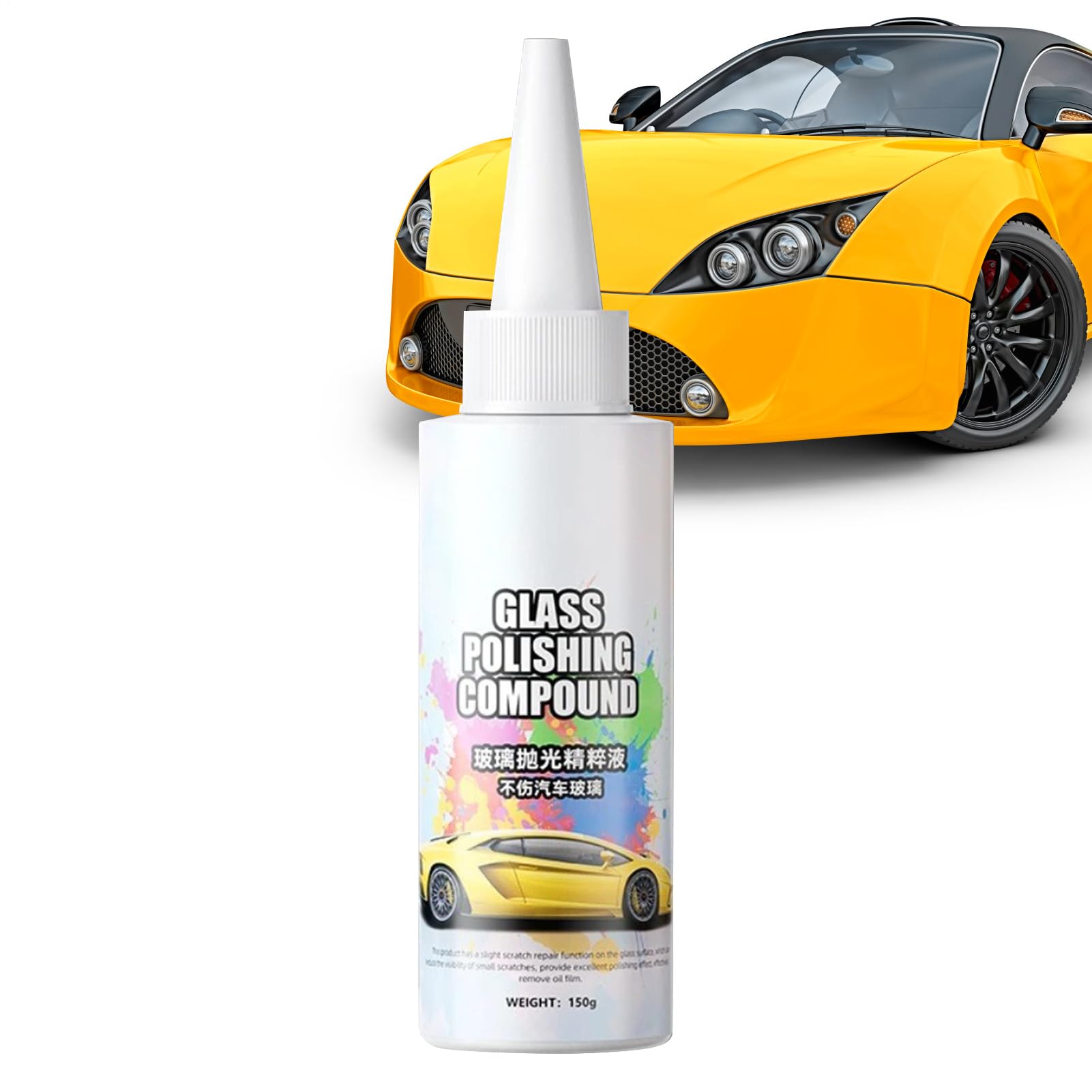 

Car glass polishing liquid - Windshield Polish, Glass Polishing - 150g Glass Polishing single attribute